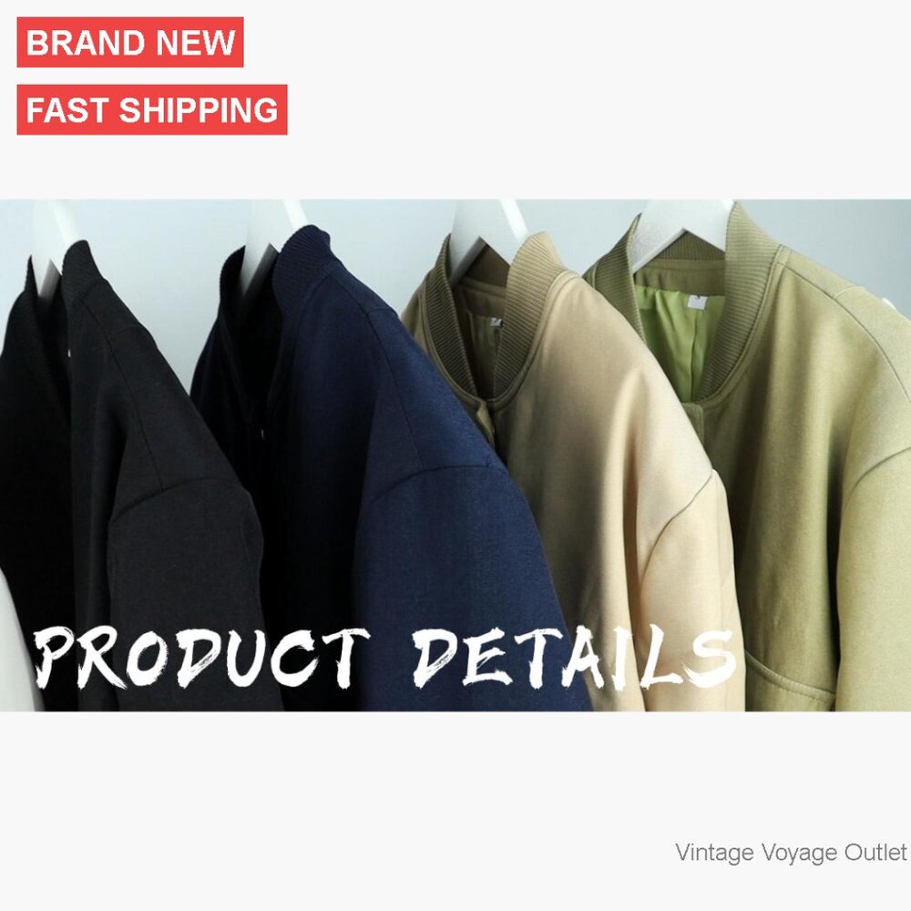 Cropped Bomber Jacket Button Down Varsity Shacket… - image 6